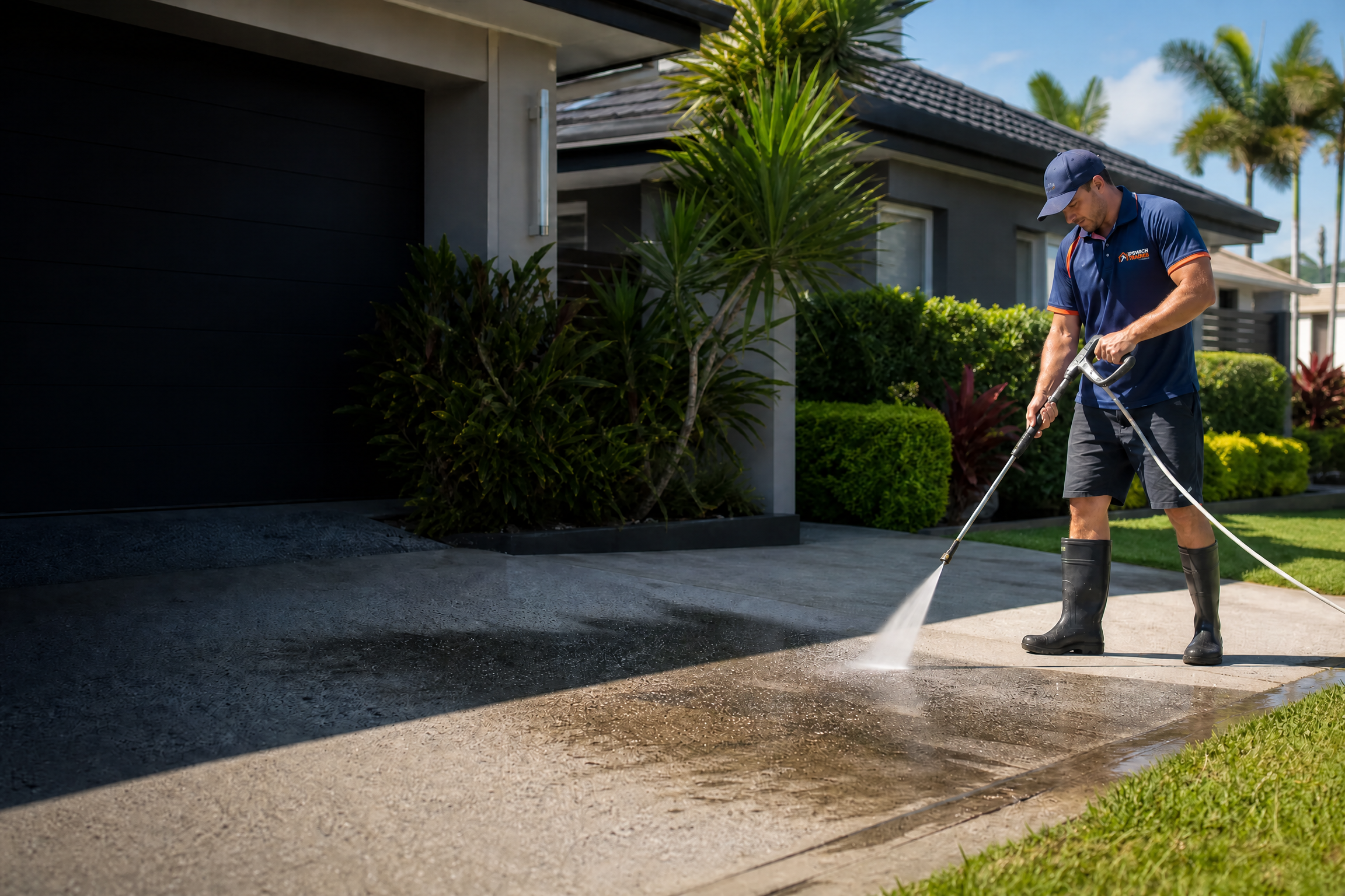 Pressure washing service in Ipswich